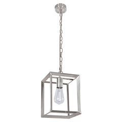 Galley 1Lt Satin Nickel Ceiling Light - CLEARANCE