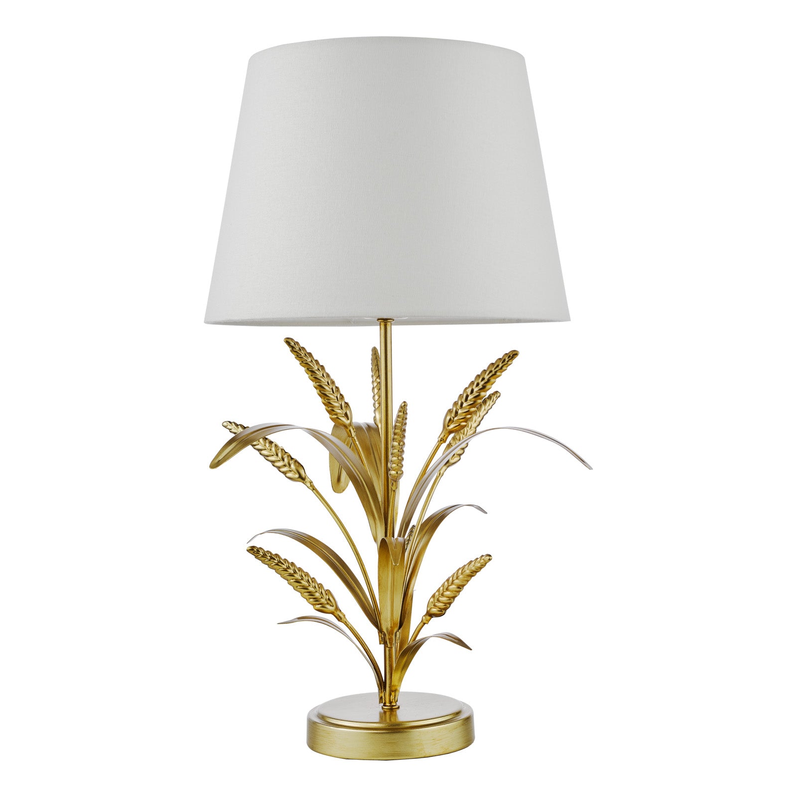 Phaedra Table Lamp Gold With Shade E27