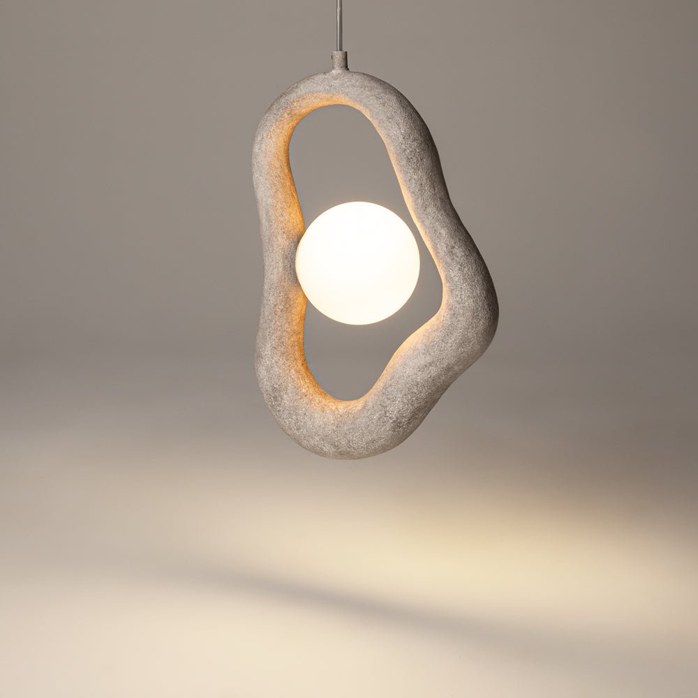 Opus Pendant Light- Grey/ White Finishes