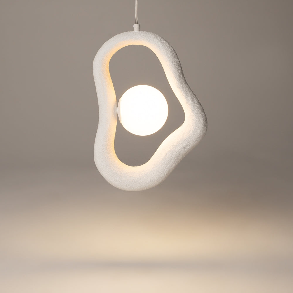 Opus Pendant Light- Grey/ White Finishes