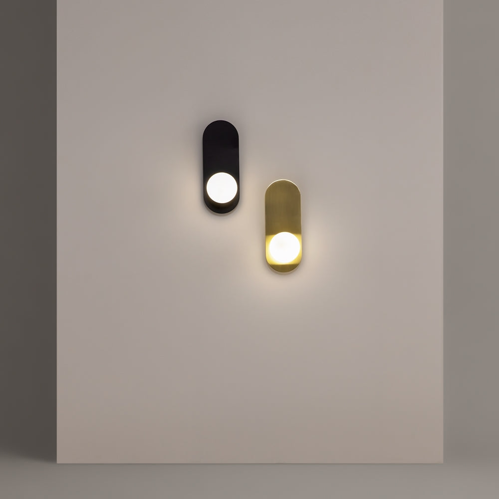 Bao Wall Light- Gold/ Black Finishes