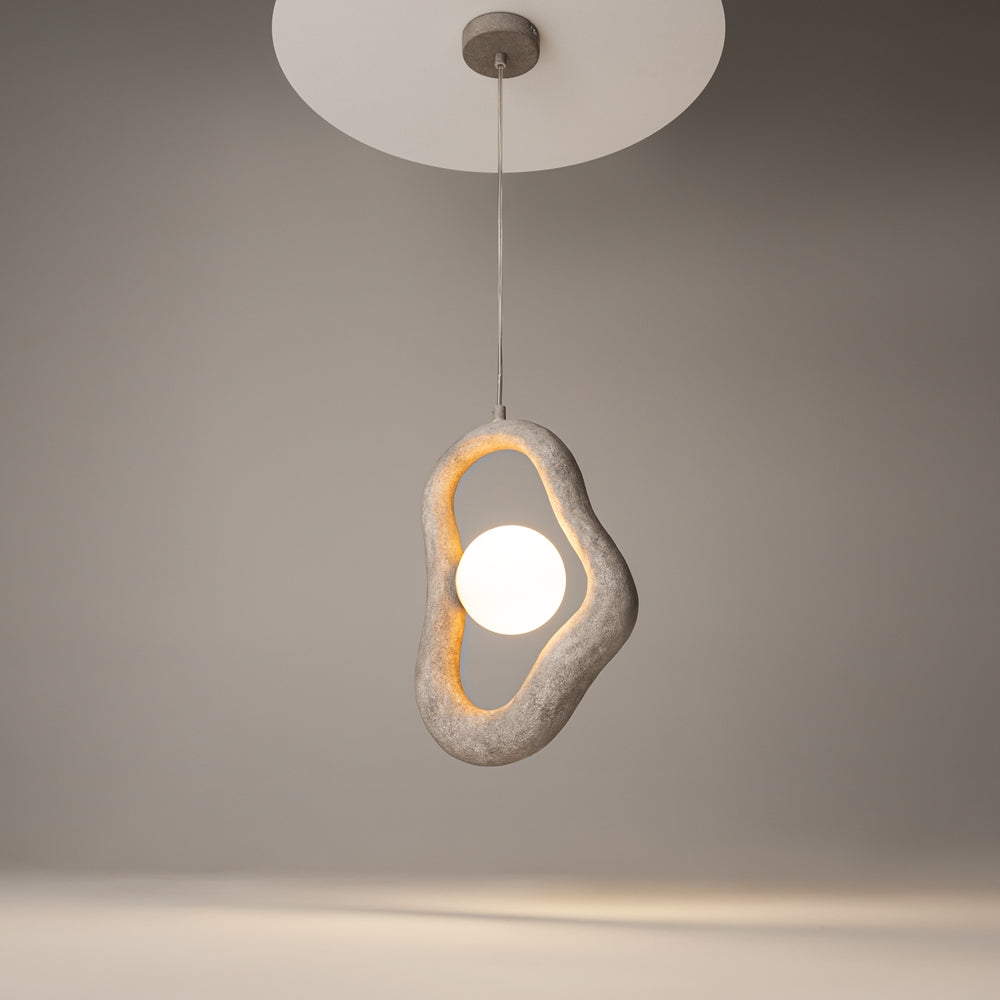 Opus Pendant Light- Grey/ White Finishes