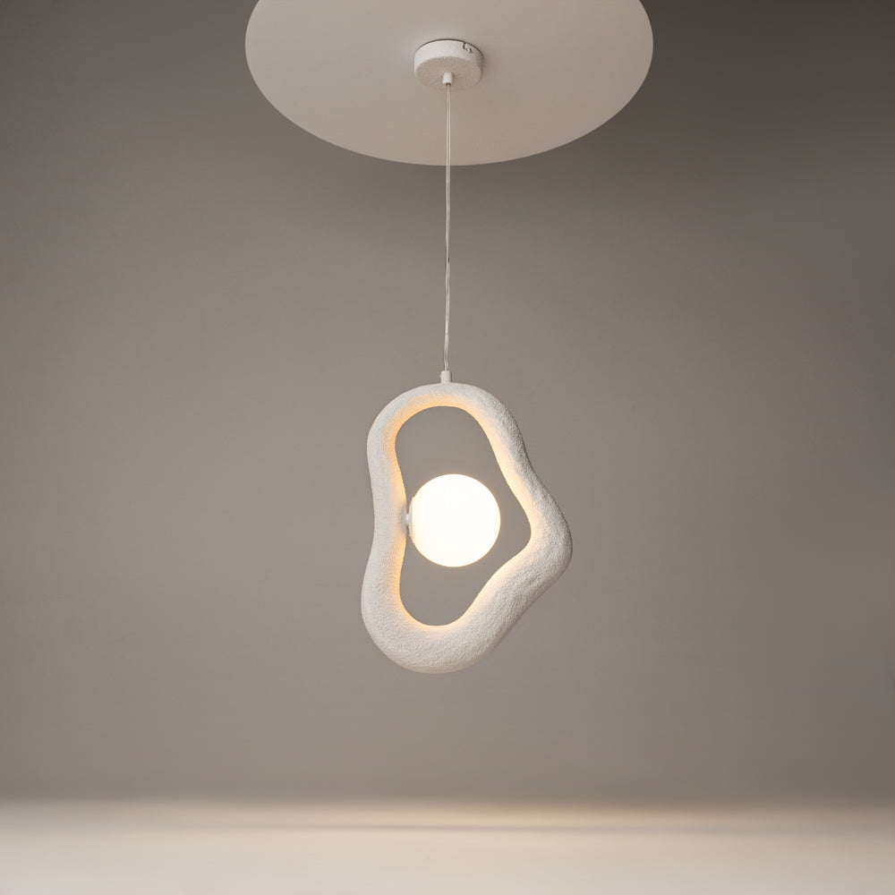 Opus Pendant Light- Grey/ White Finishes