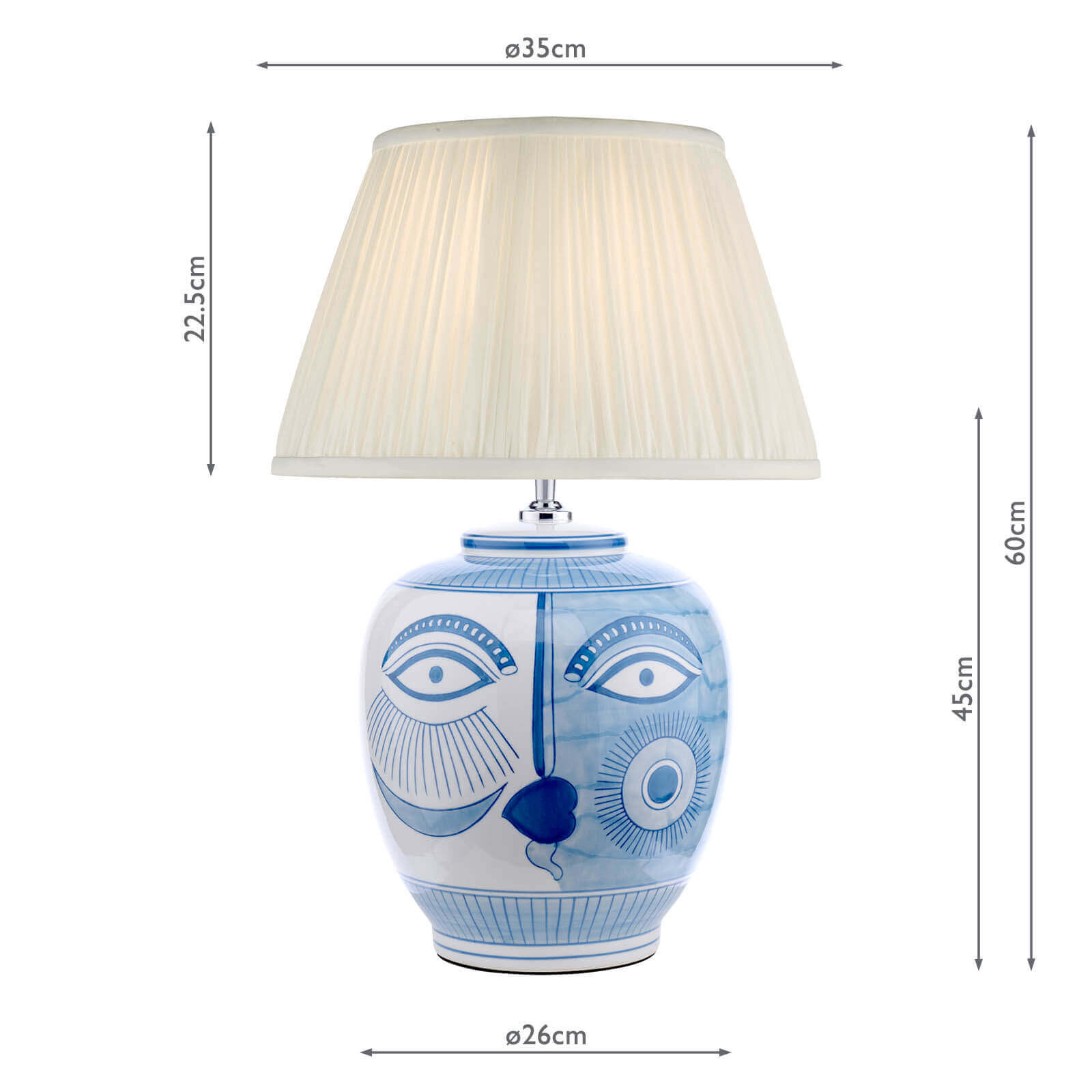 Picasso Table Lamp Ceramic With Shade E27