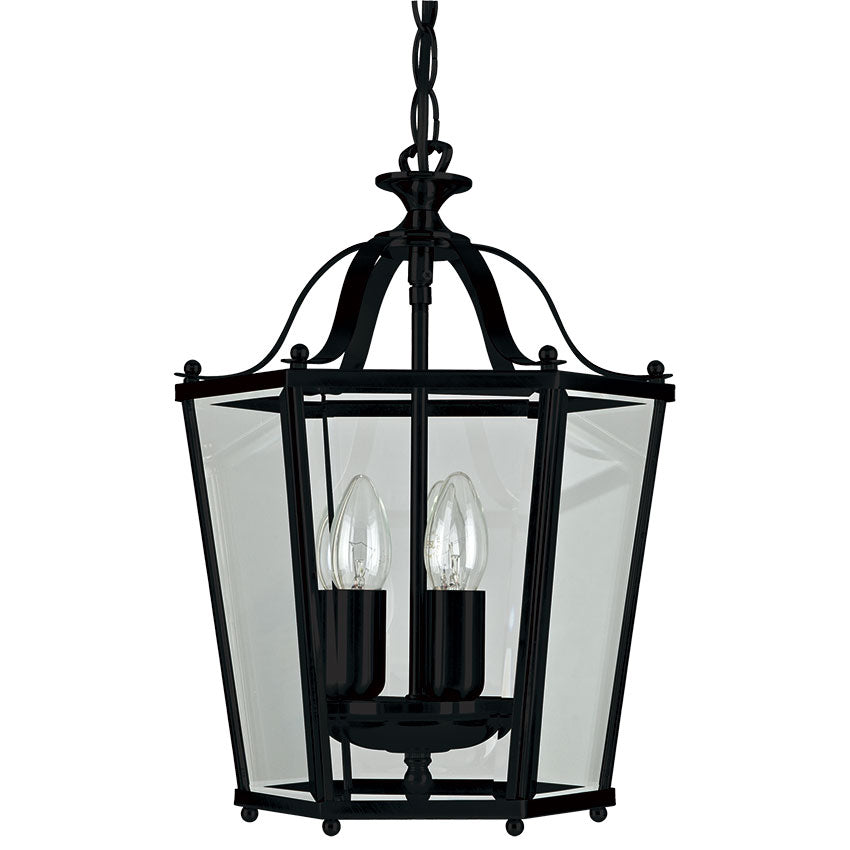 Winston 1Lt/3Lt Plate Lantern, Antique Brass / Satin Nickel / Black - Finish