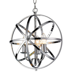 Moda 3/4Lt Centre Ceiling Light - Polished Chrome/Satin Nickel/Matt Brass/Antique Brass Finish