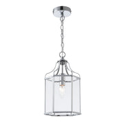 Cambridge Panel Lantern - Polished Chrome