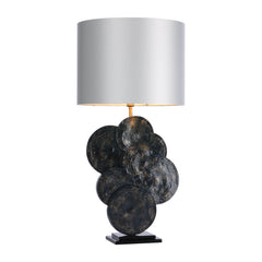 Planet Table Lamp In Blue And Gold - Base Only E27