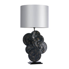 Planet Table Lamp In Blue And Gold - Base Only E27