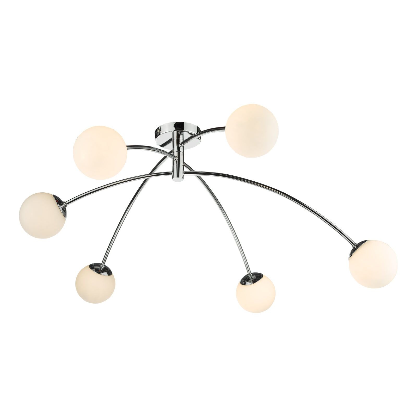 Puglia 6Lt Semi Flush - Brass/Chrome