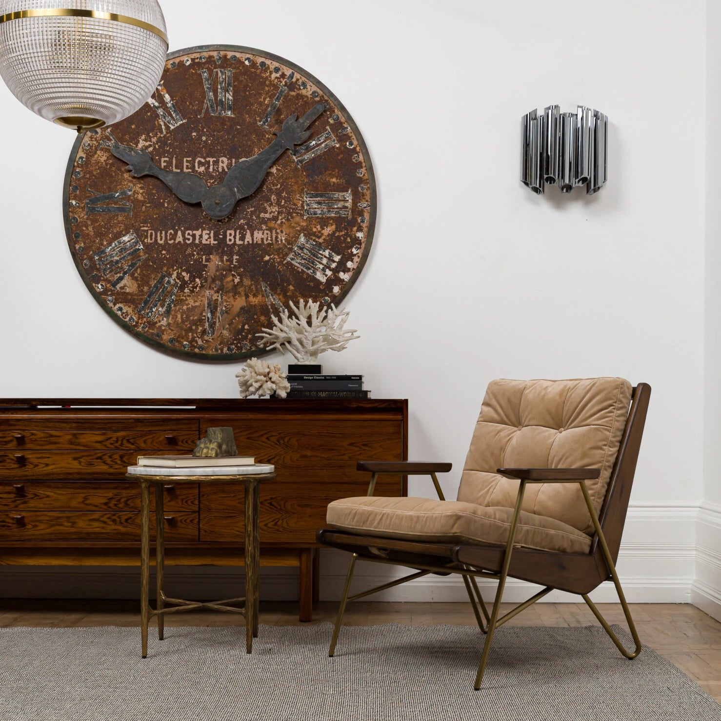 Smoked Mirror Palermo Wall Light