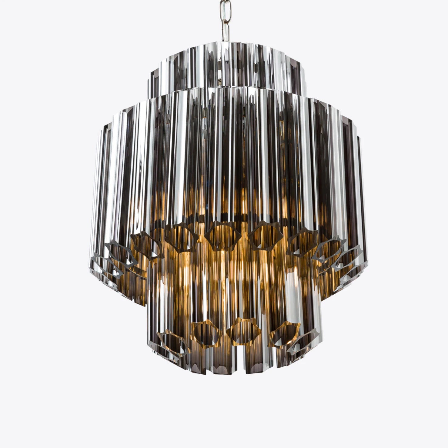 Piccolo Palermo Chandelier- Smoked Mirror