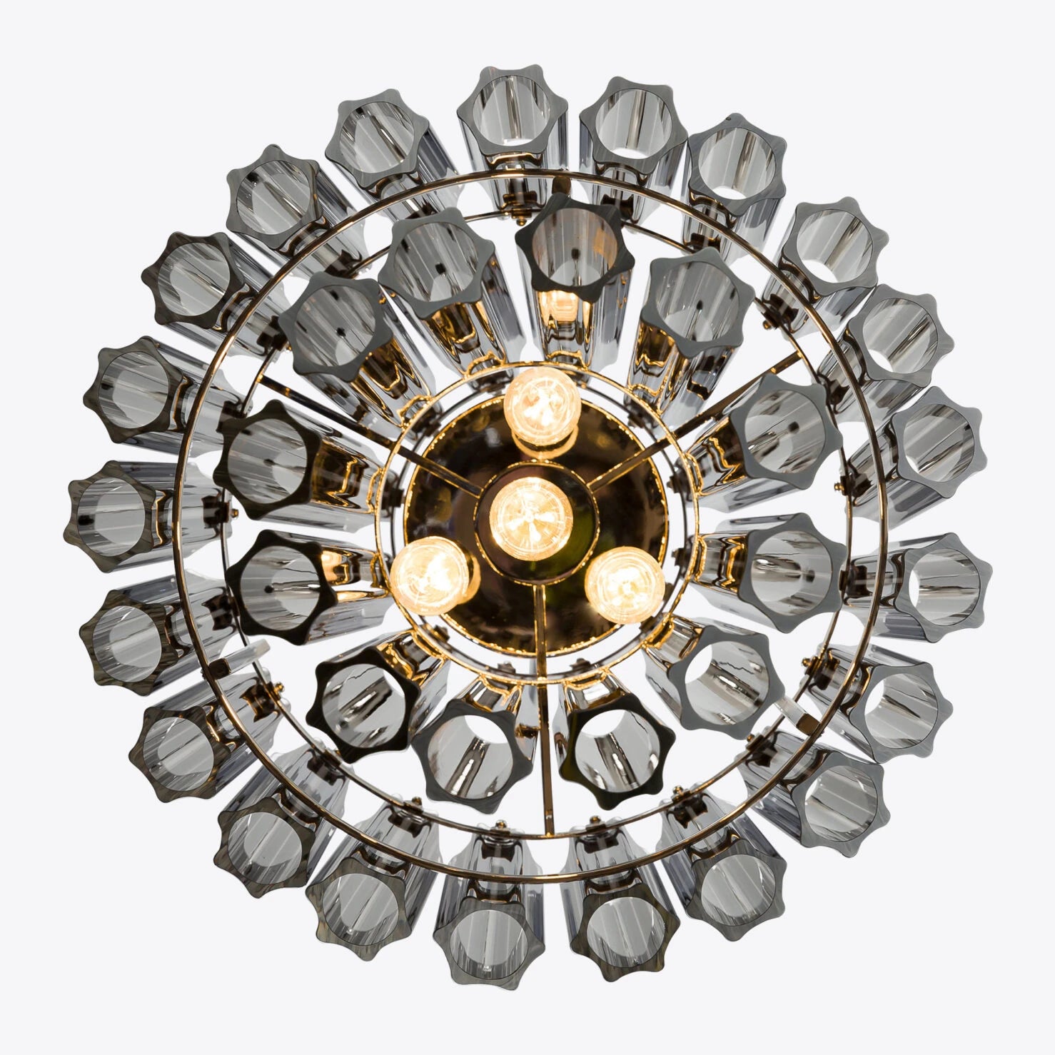 Piccolo Palermo Chandelier- Smoked Mirror