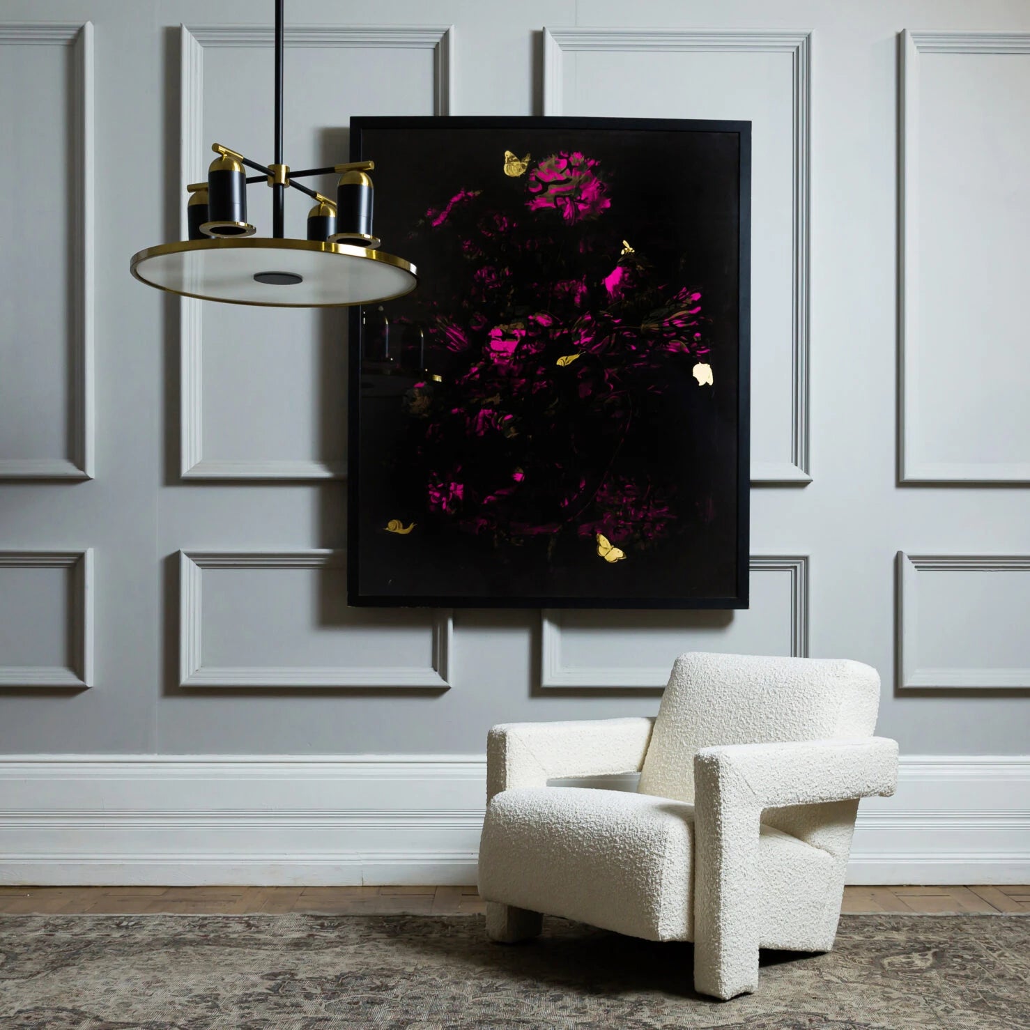 Kiev Chandelier- Black, Brass Finishes