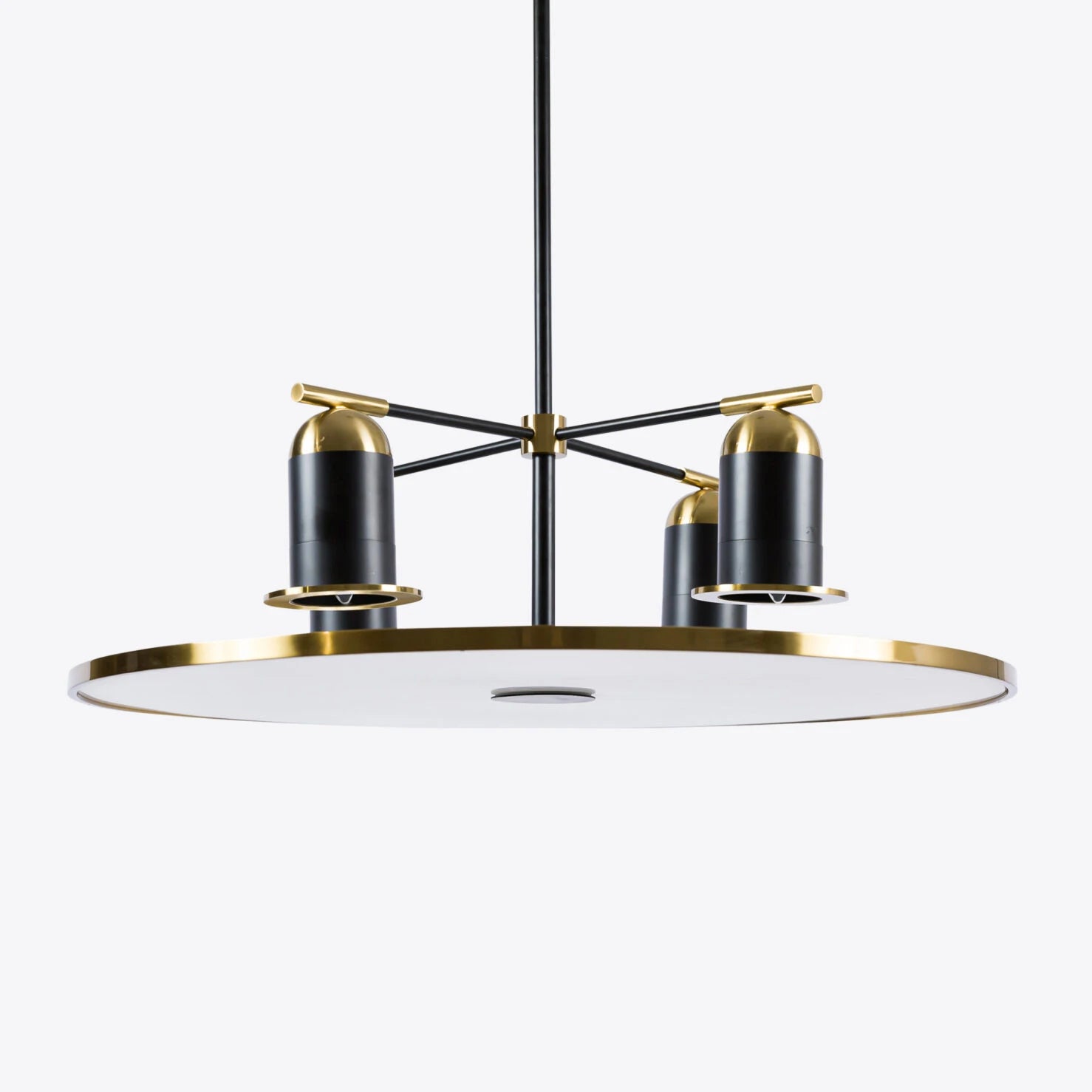 Kiev Chandelier- Black, Brass Finishes