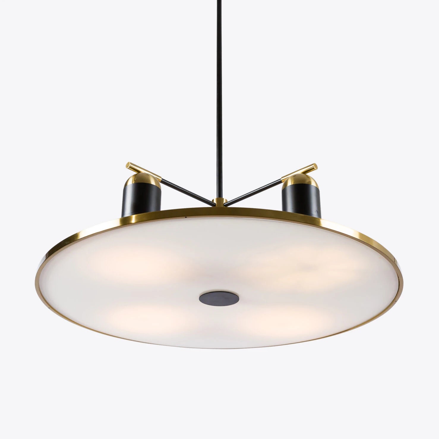 Kiev Chandelier- Black, Brass Finishes