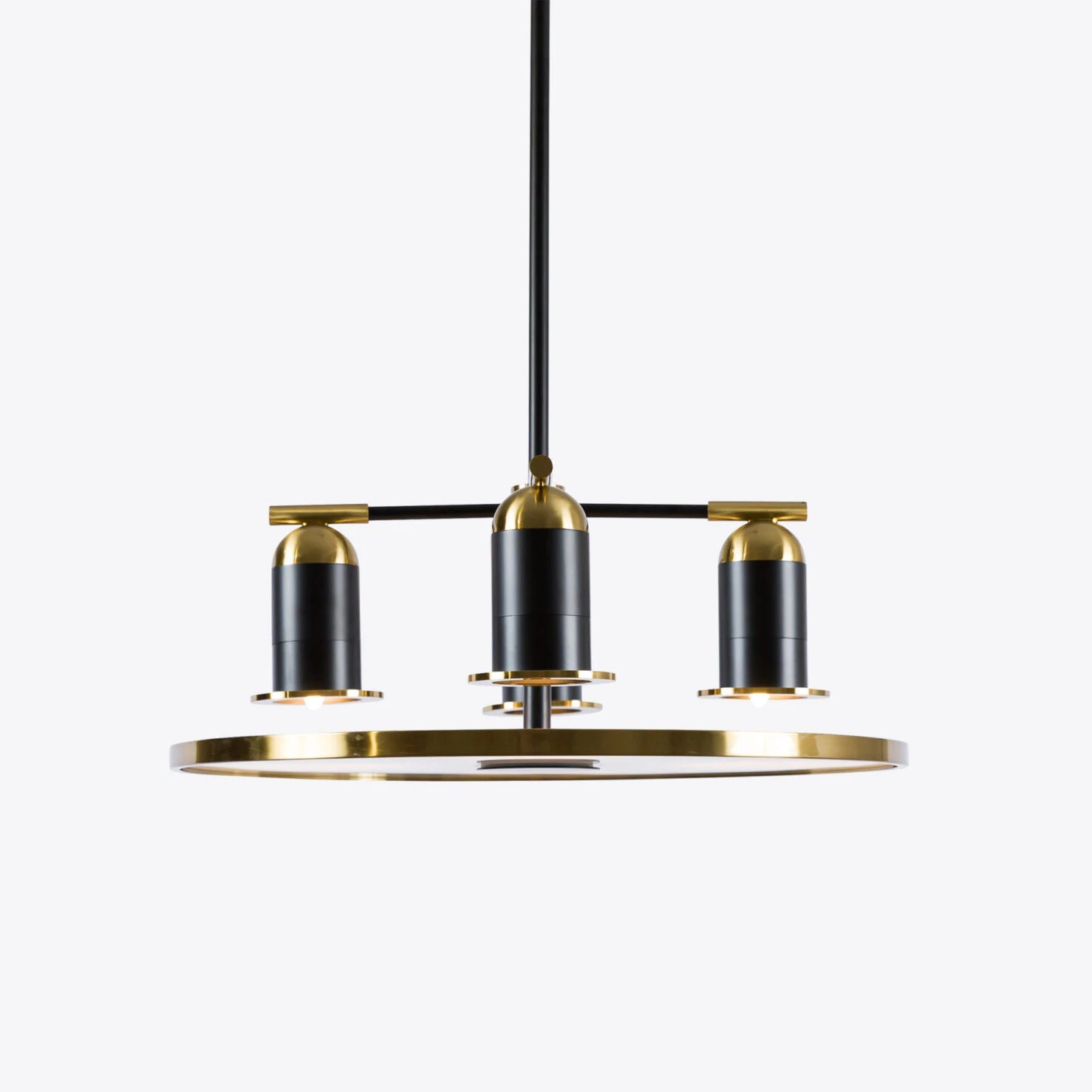 Kiev Chandelier- Black, Brass Finishes