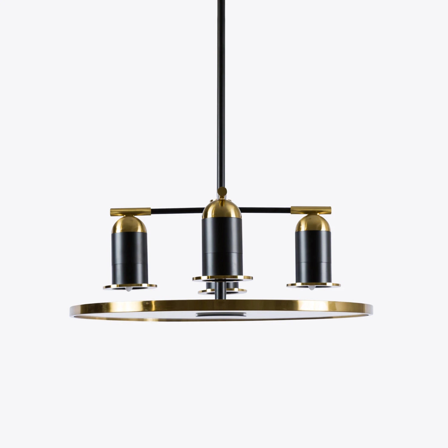 Kiev Chandelier- Black, Brass Finishes