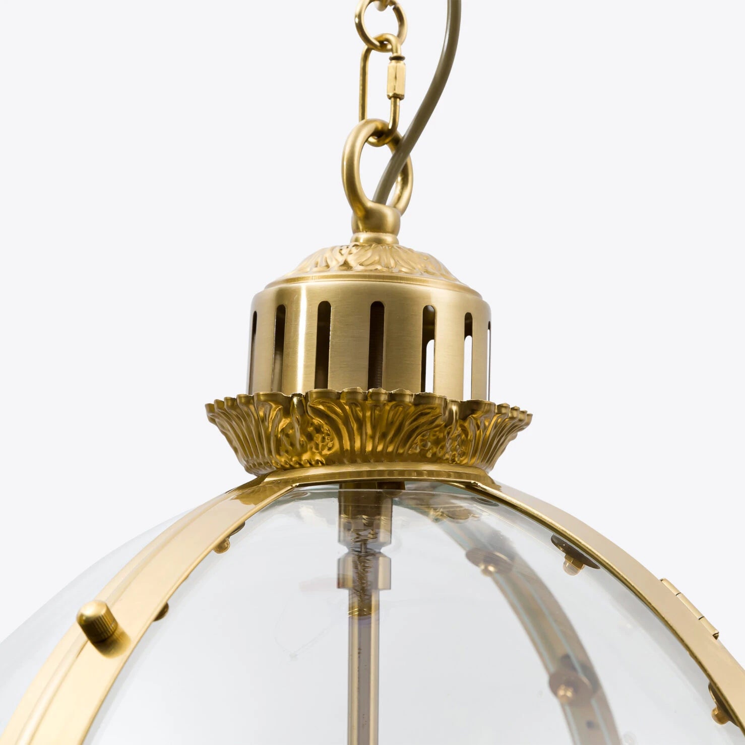 Clyde Globe Lantern- Brass/ Bronze finishes