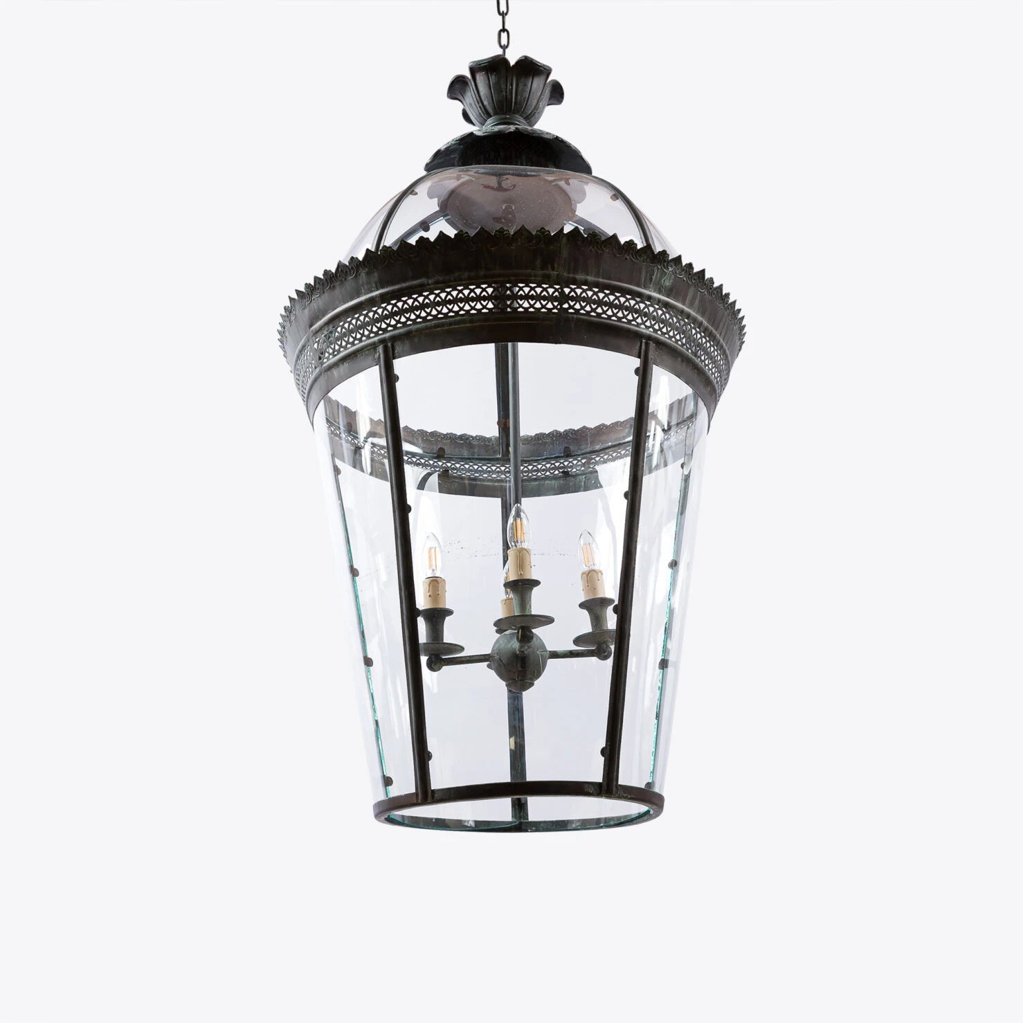 Grande Bronze Verdigris Byron Lantern