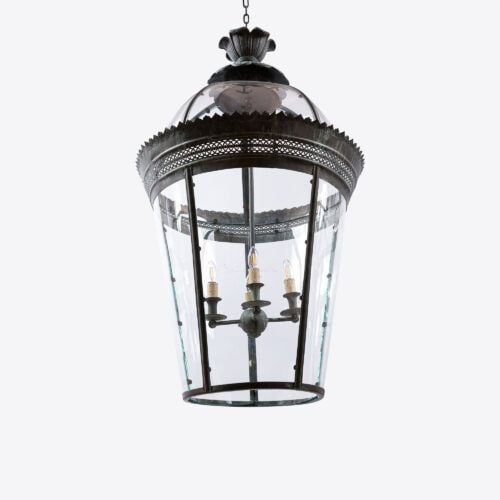 Grande Bronze Verdigris Byron Lantern