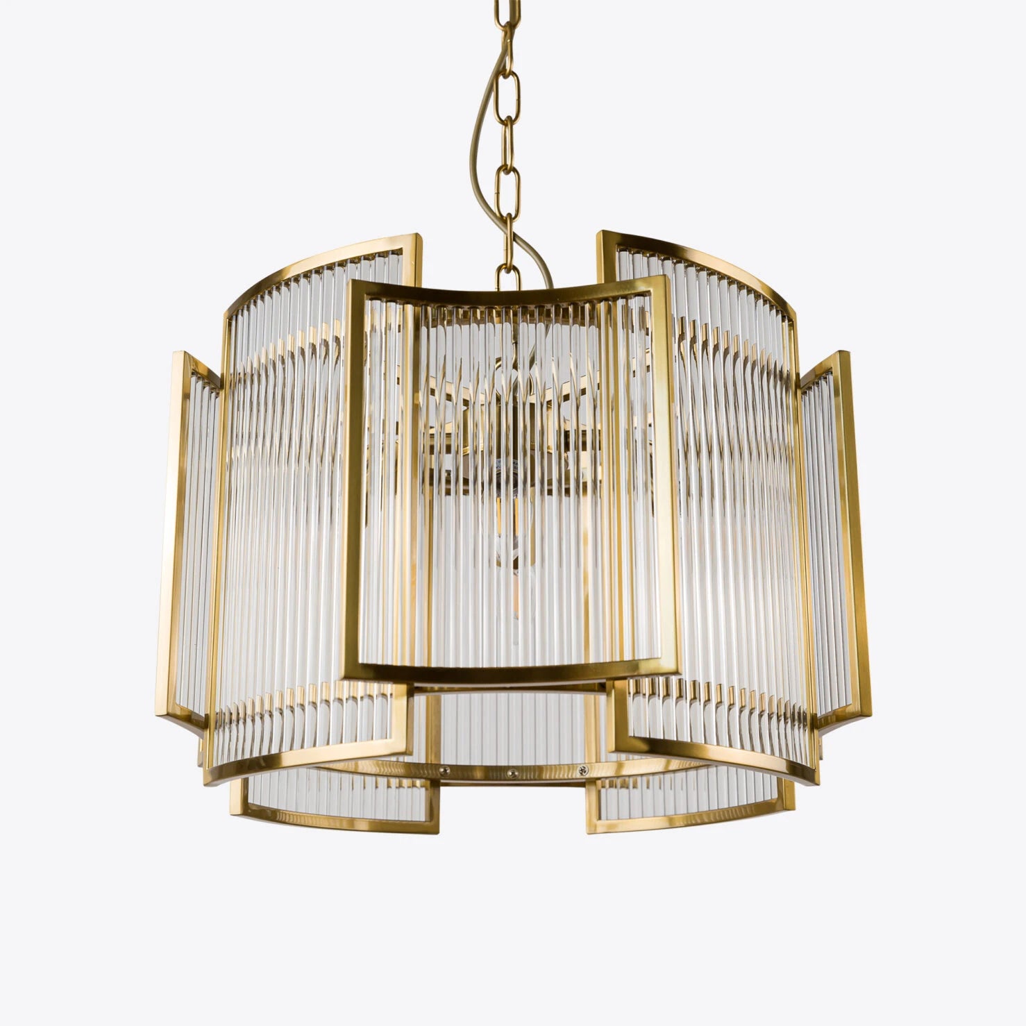 Monte Carlo Chandelier- Brass Finishes