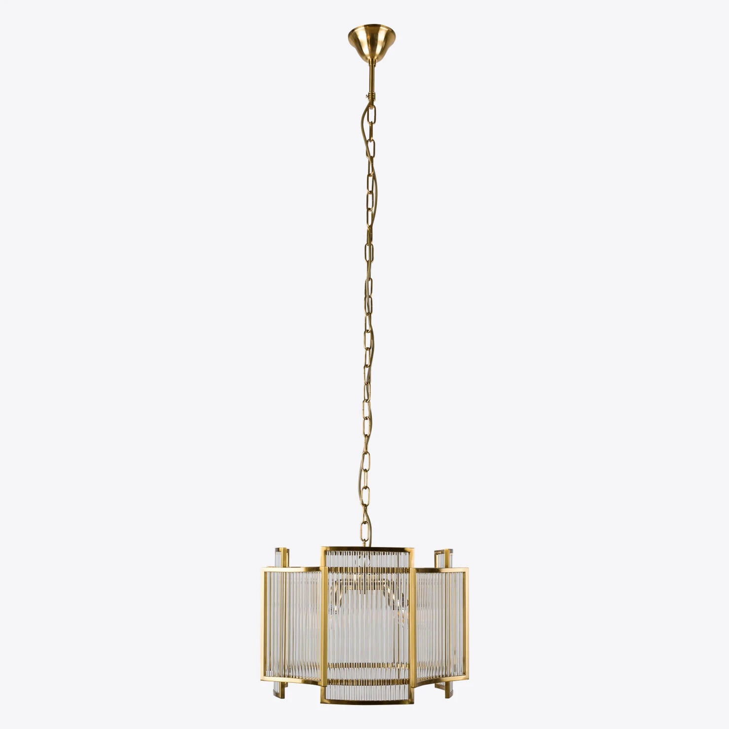 Monte Carlo Chandelier- Brass Finishes