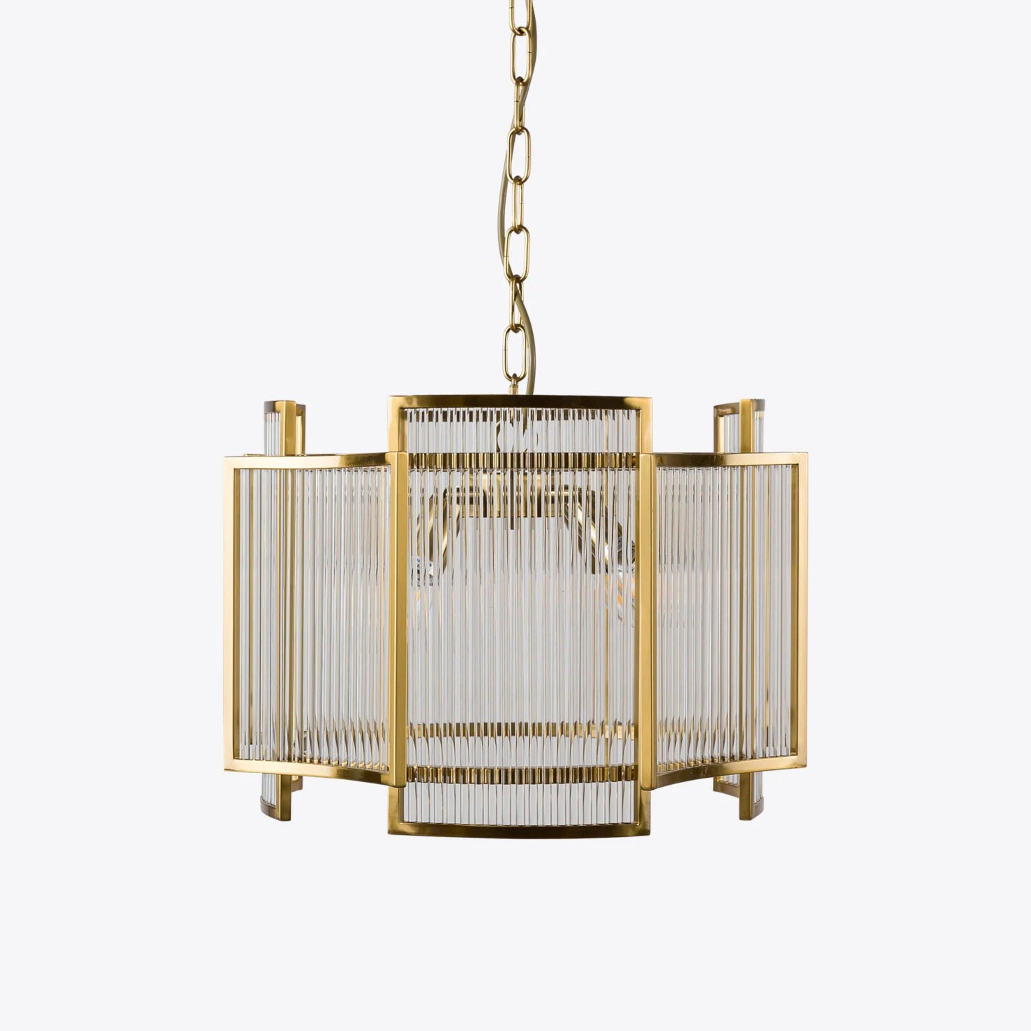 Monte Carlo Chandelier- Brass Finishes
