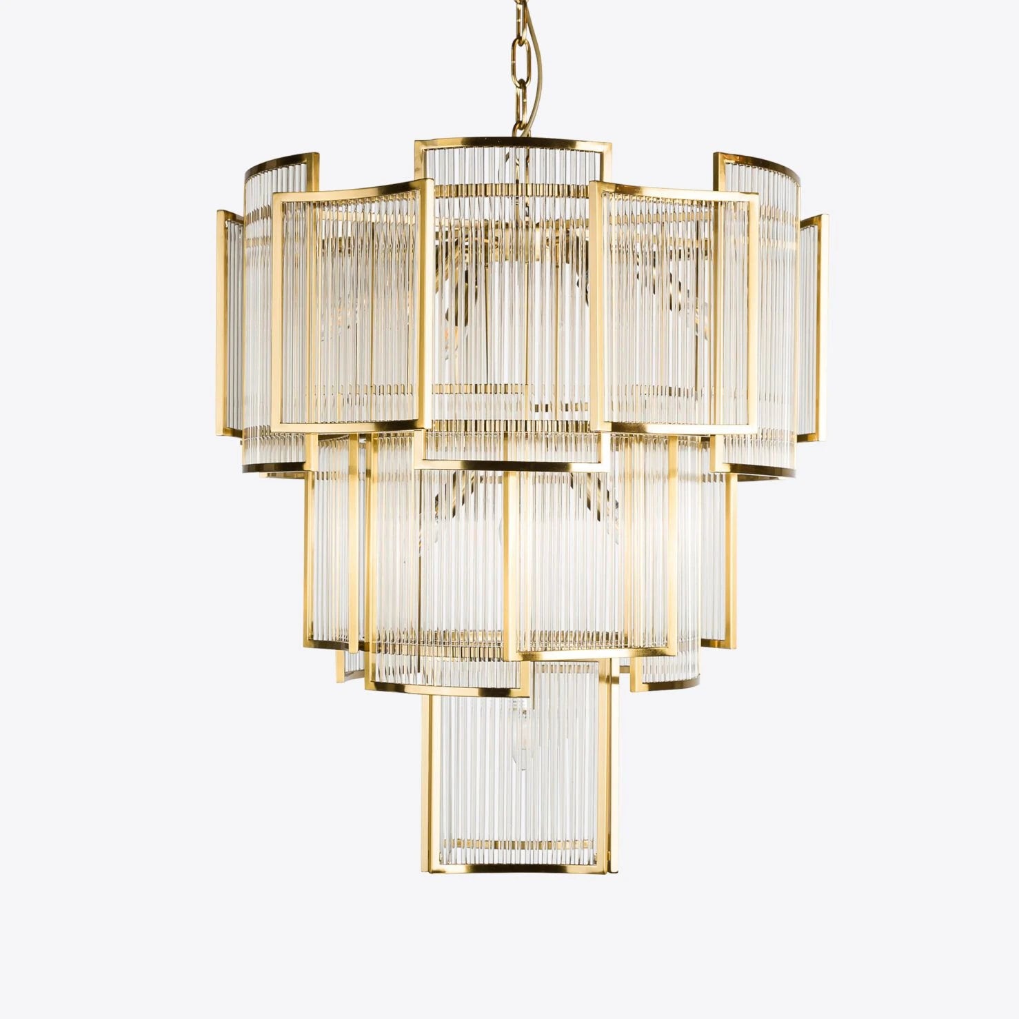Monte Carlo Grande Chandelier- Bronze/ Brass Finish