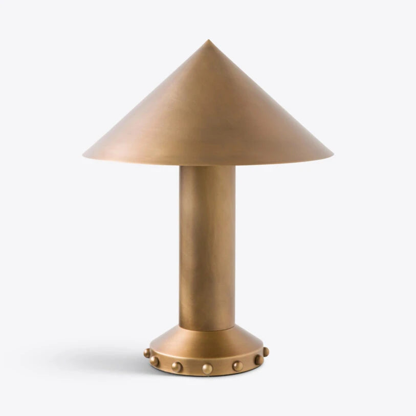 Structure Table Lamp- Shiny Nickel