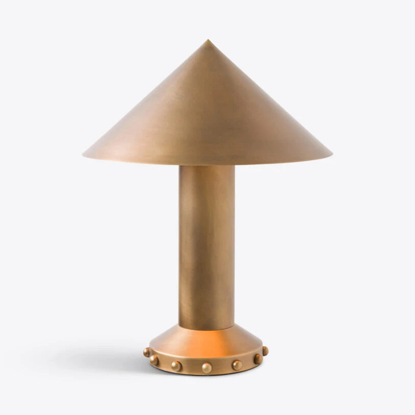 Structure Table Lamp- Shiny Nickel
