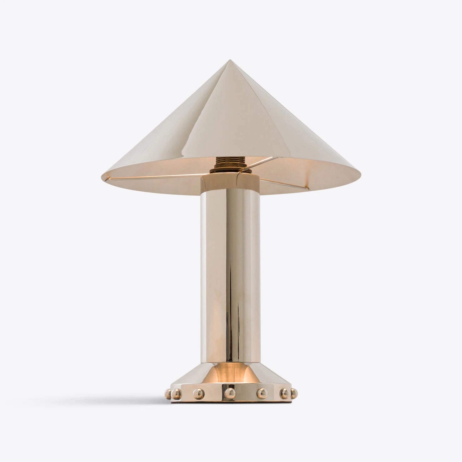 Structure Table Lamp- Shiny Nickel