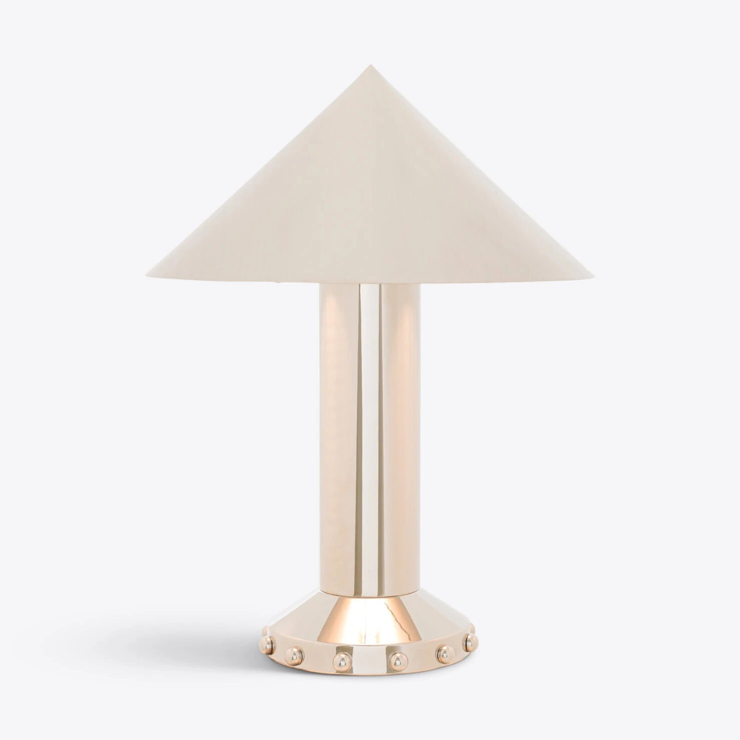 Structure Table Lamp- Shiny Nickel