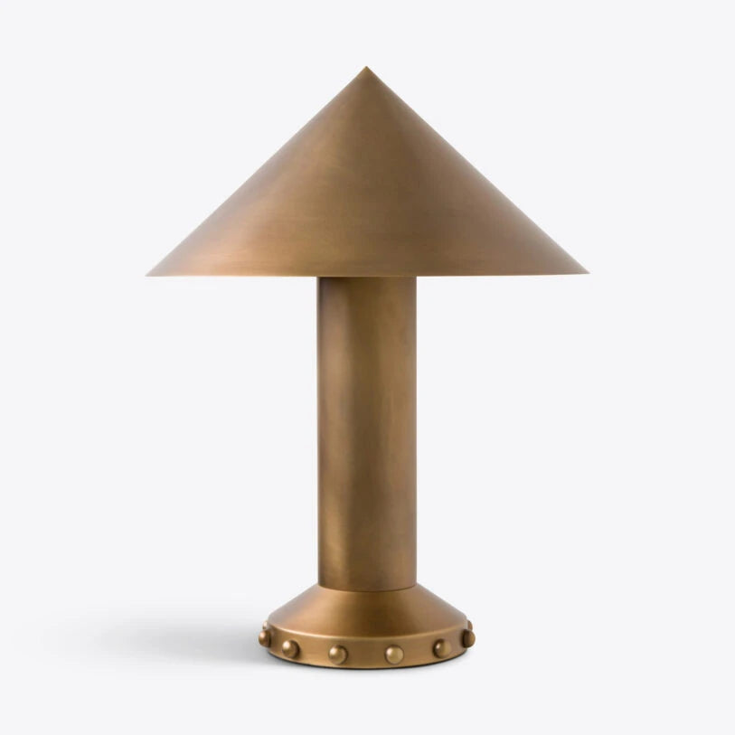 Structure Table Lamp- Shiny Nickel