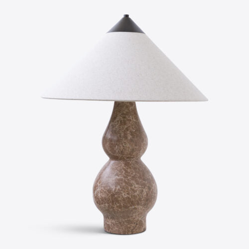 Yuki Table Lamp- Beige/ Green Finishes