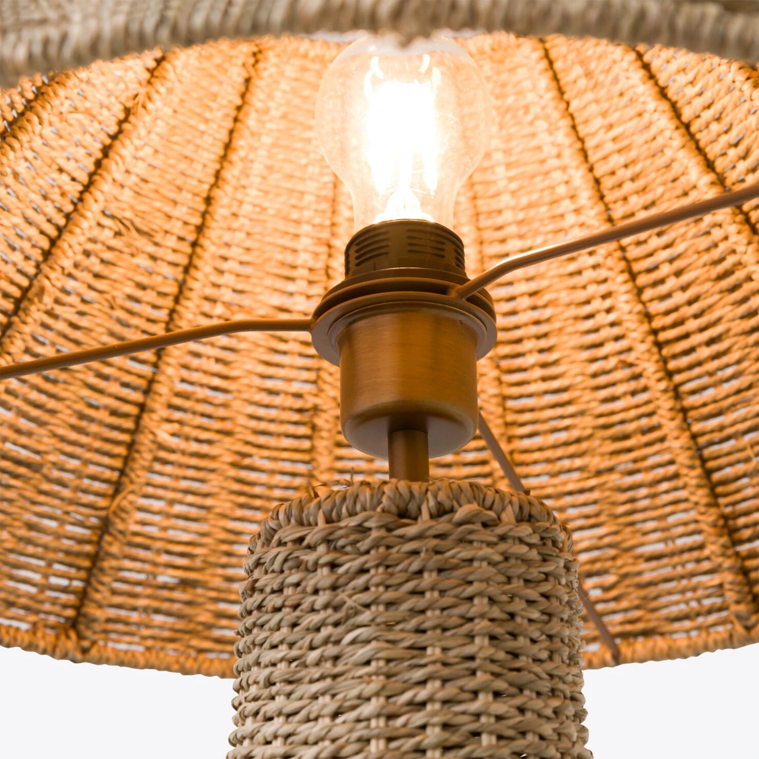 Hanoi Seagrass Table Lamp