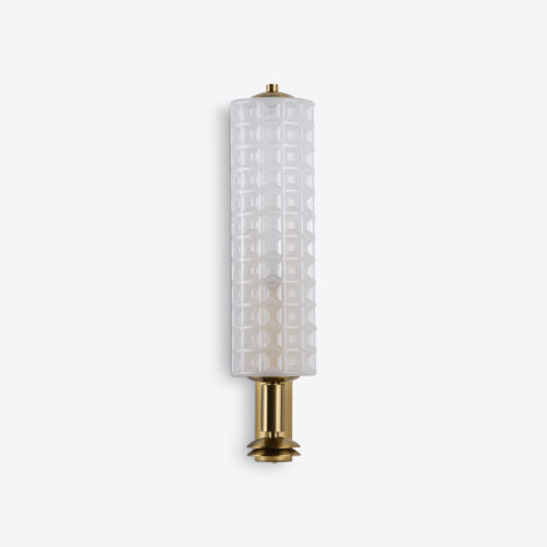 Bristol Brass and Opaline Glass Wall Lamp
