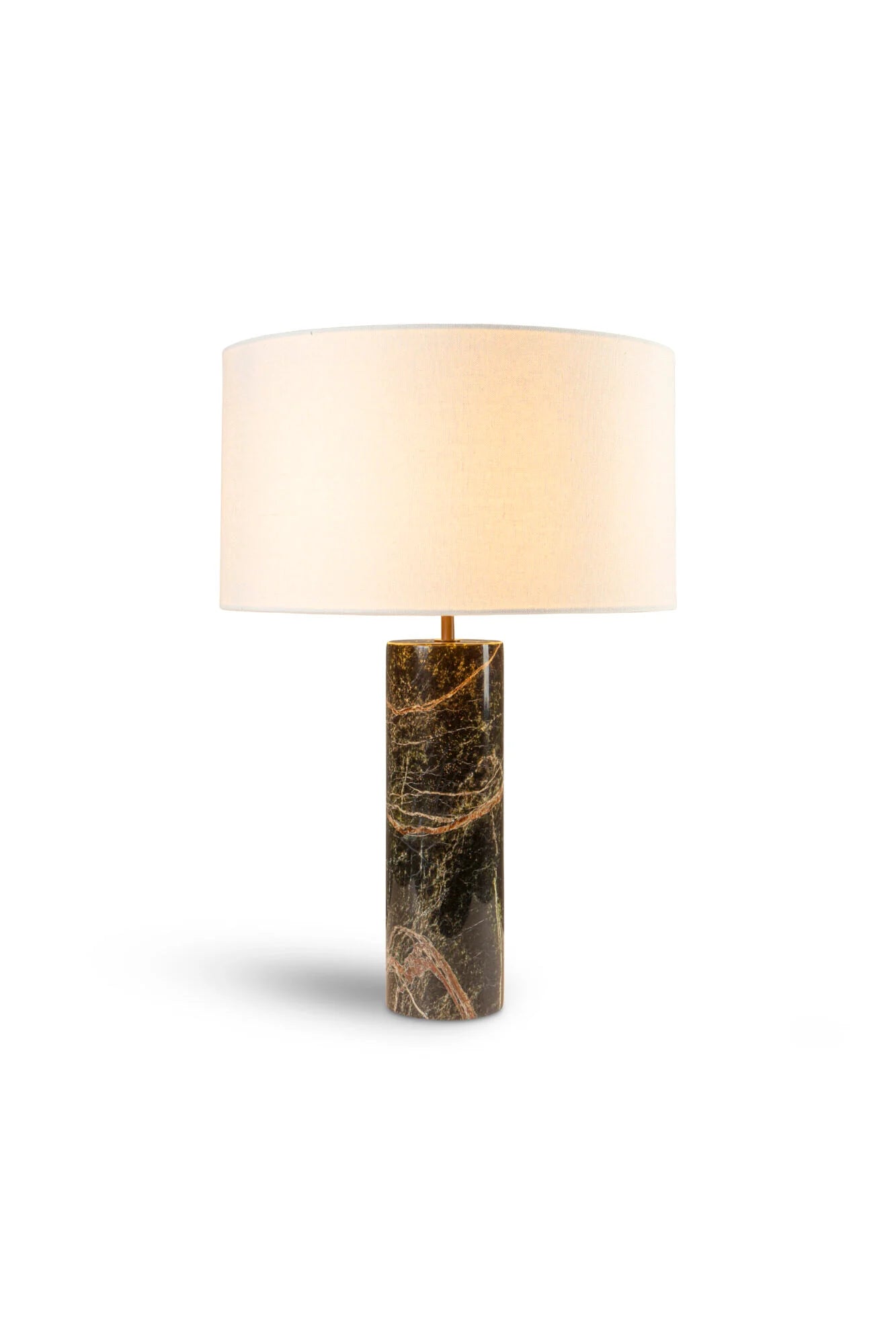 Cusco Marble Table Lamp- Green/ Beige w Various Shades