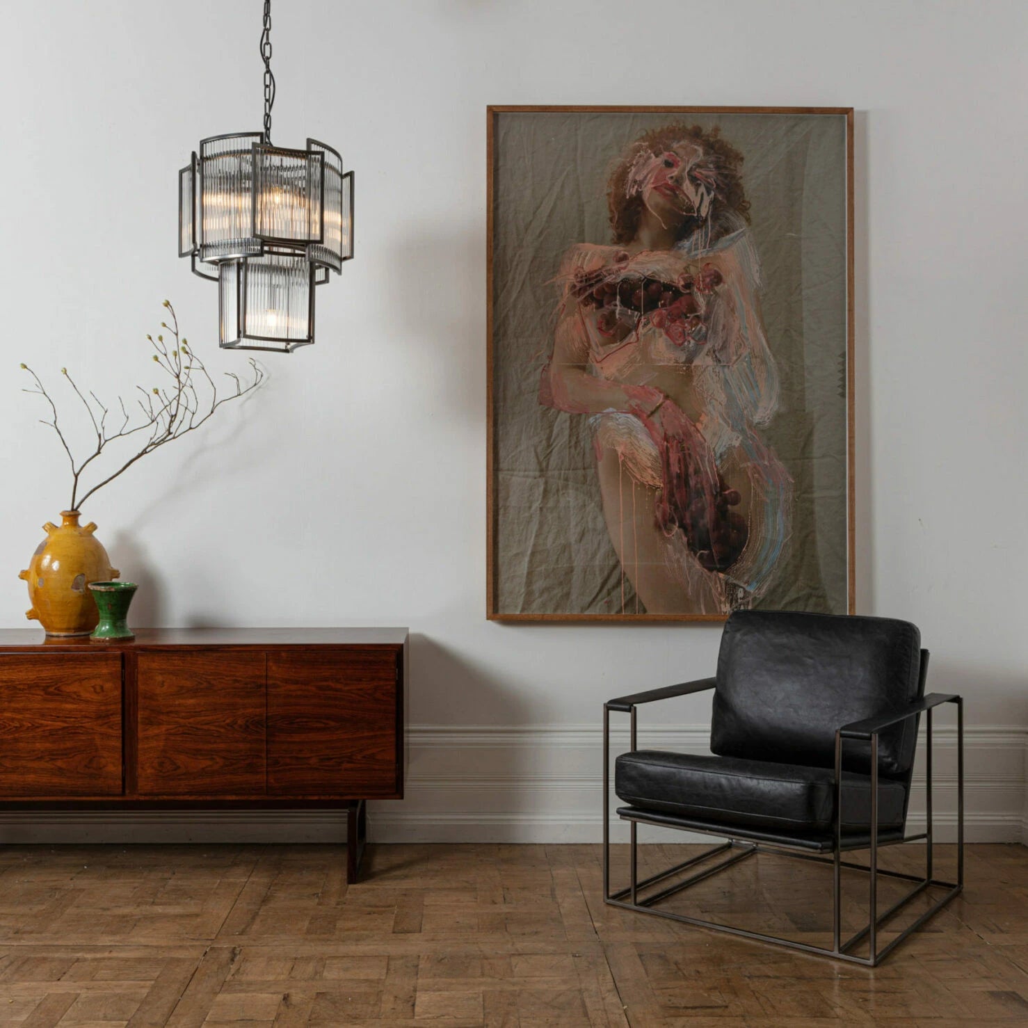 Monte Carlo Piccolo Chandelier- Brass/ Bronze