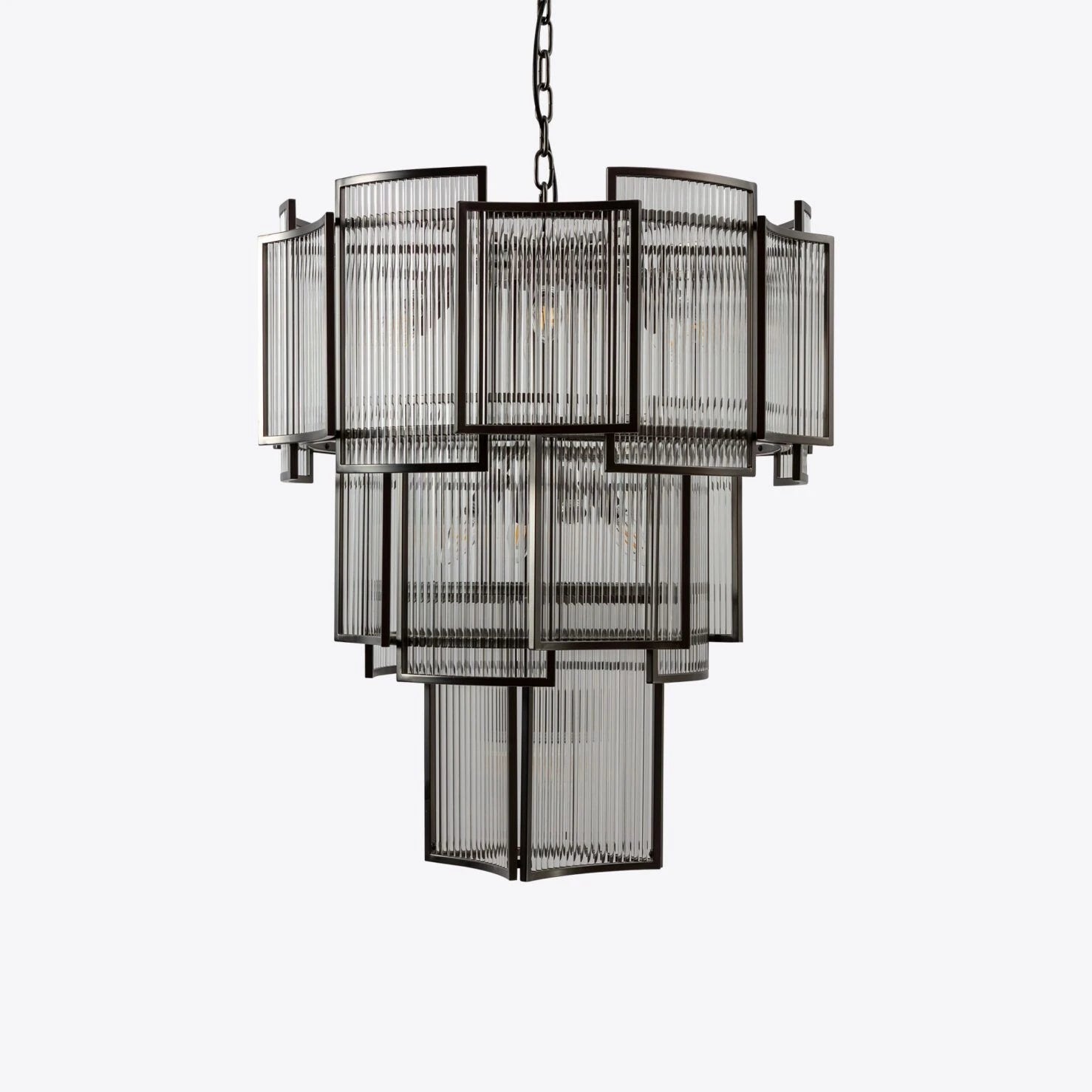 Monte Carlo Grande Chandelier- Bronze/ Brass Finish