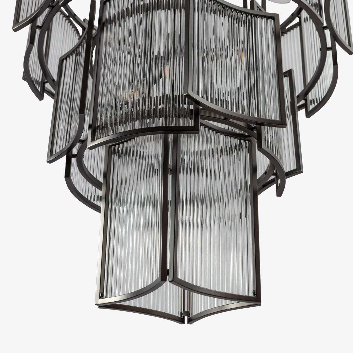 Monte Carlo Grande Chandelier- Bronze/ Brass Finish