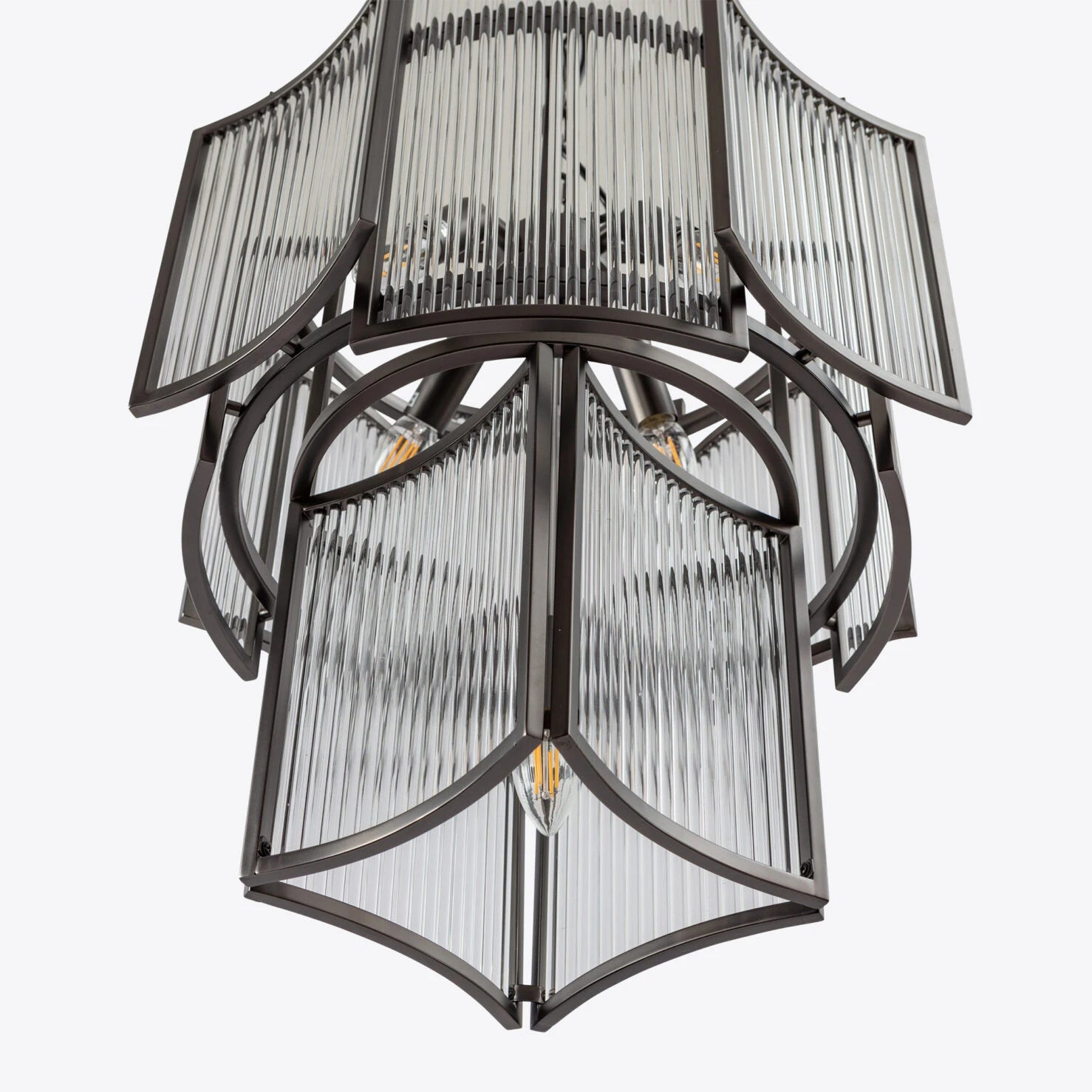 Monte Carlo Piccolo Chandelier- Brass/ Bronze