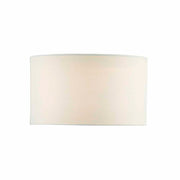 Pyramid White Linen Drum Shade 35cm