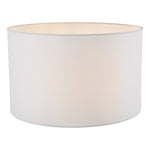Pyramid White Linen Drum Shade 40cm