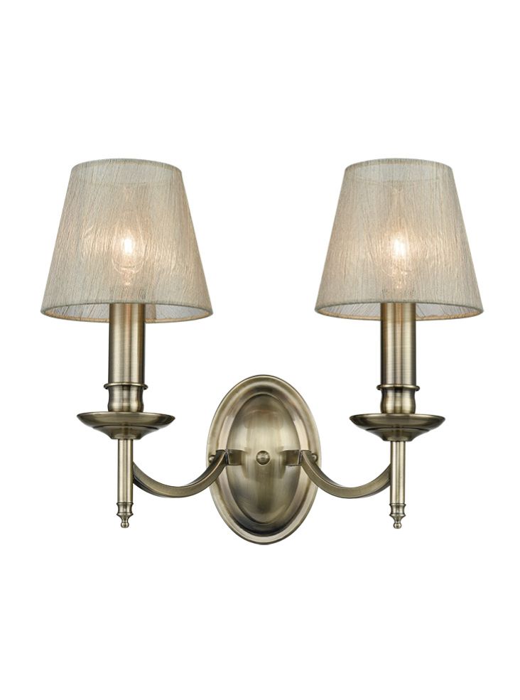 Camilla 1/2Lt Wall Bracket Fitting Only - Chrome/Bronze Finish