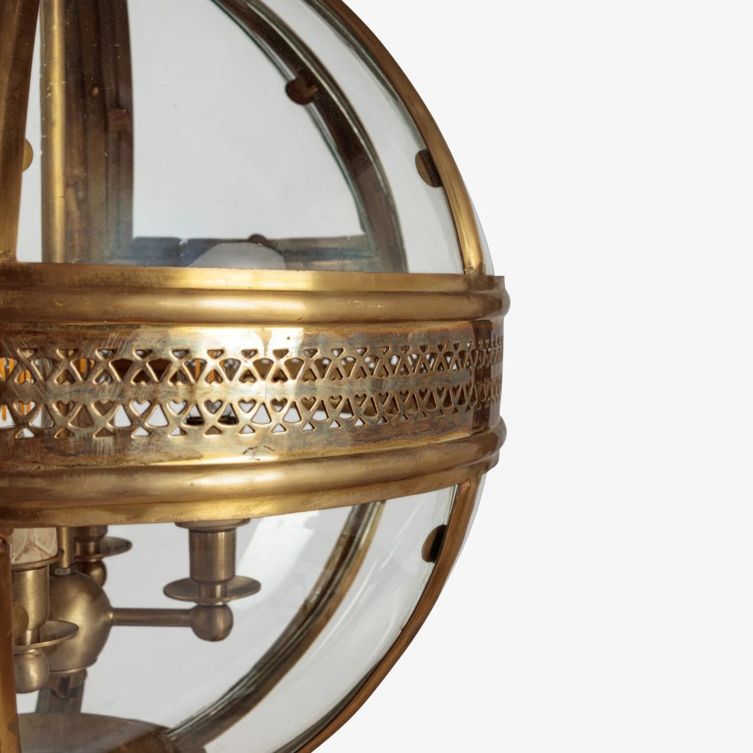 Hampstead Lantern- Verdigris Bronze/ Brass