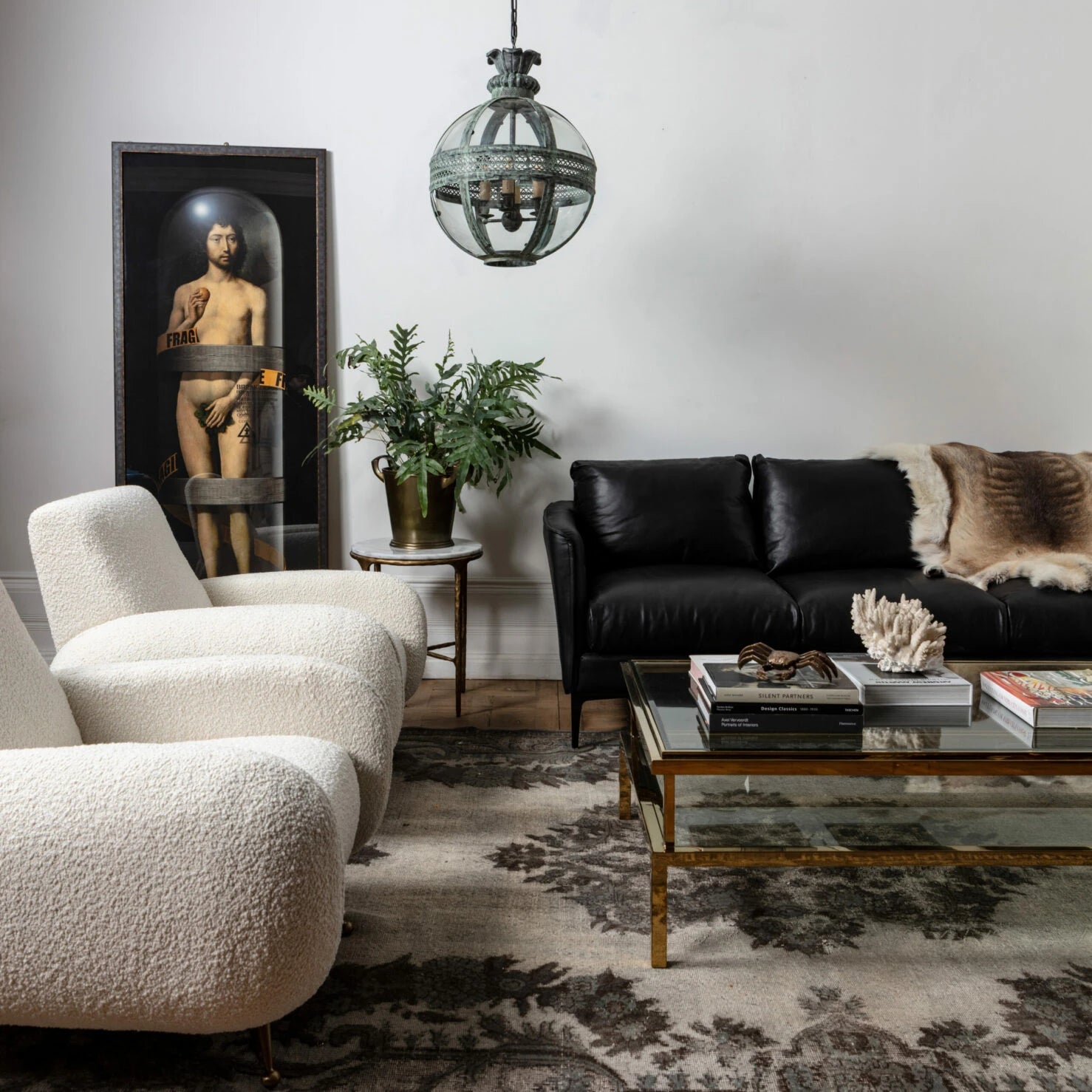 Hampstead Lantern- Verdigris Bronze/ Brass