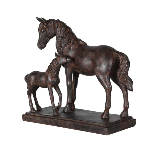 Bronze Effect Mare and Foal - Christmas Gift
