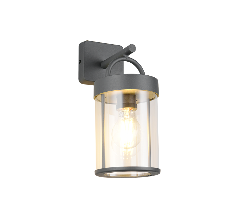 Almeria Outdoor Wall Light- Rusty/ Anthracite Finish