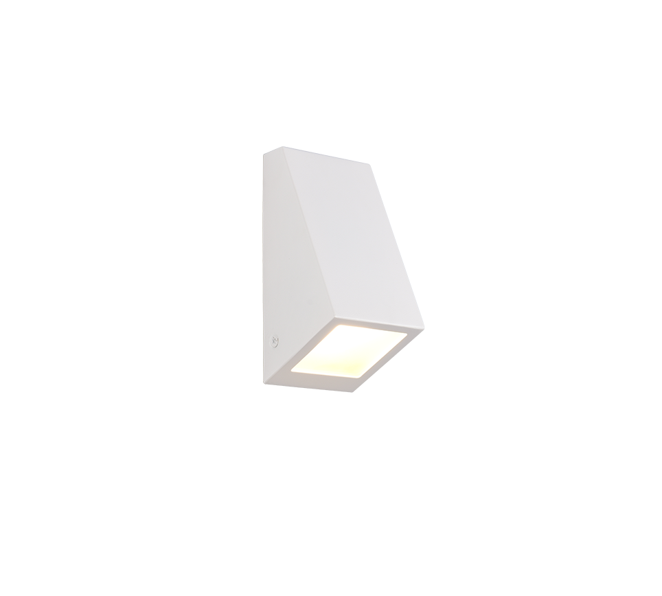 Braga Outdoor Wall Light- White/ Black Finishes